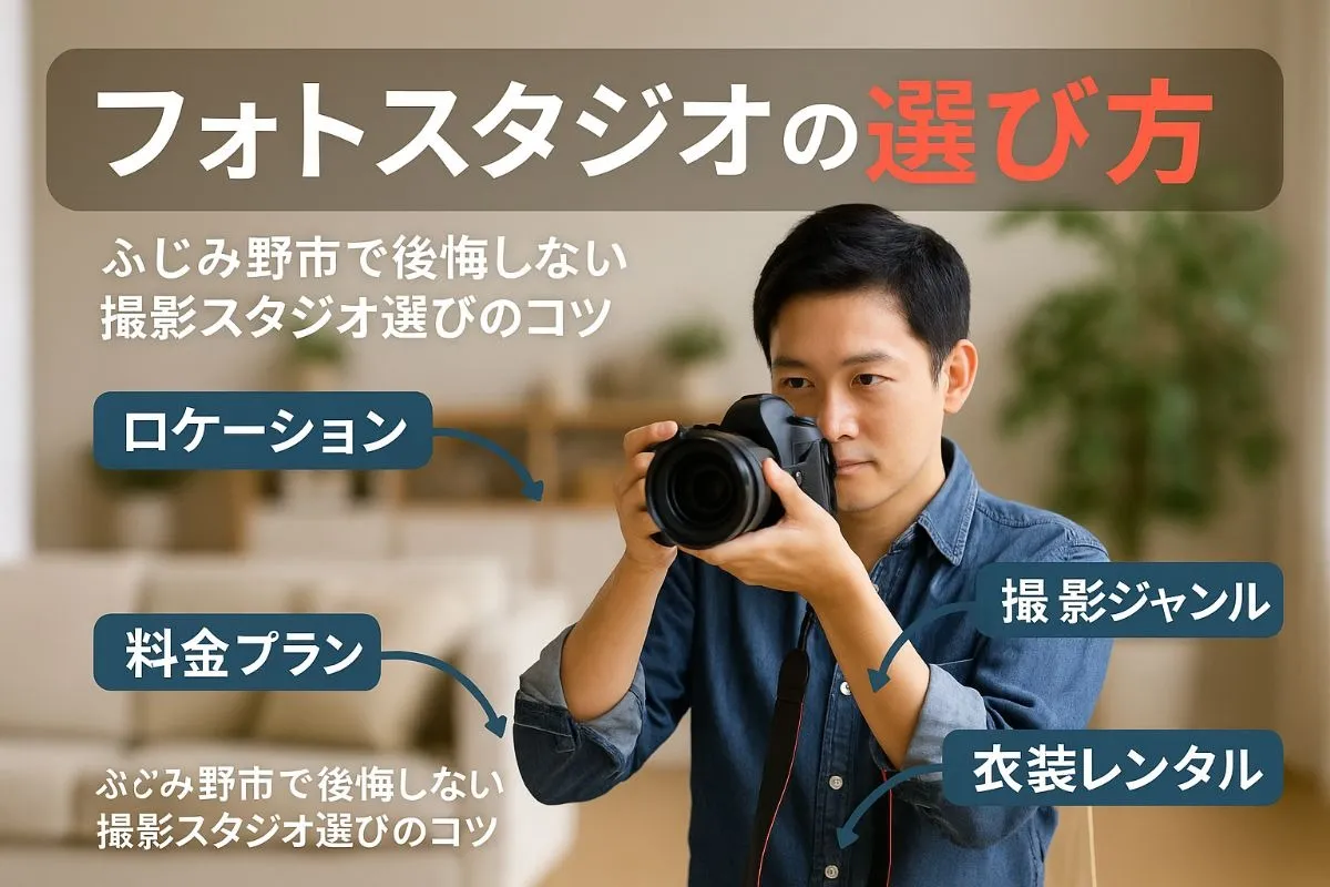 ふじみ野市でのフォトスタジオの選び方完全ガイド！